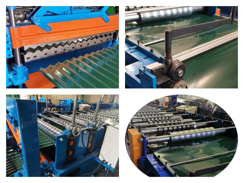 corrugated iron sheet forming machine