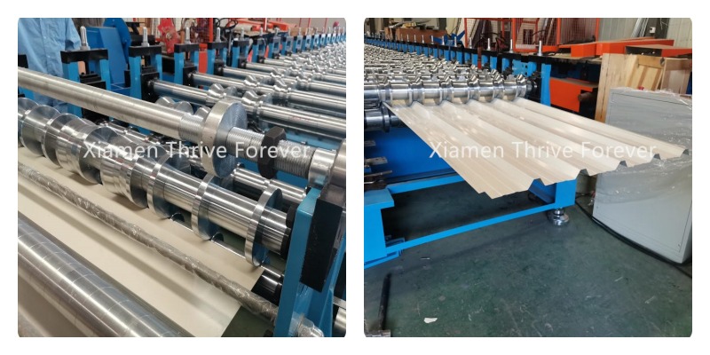 Chinese metal roofing making machine