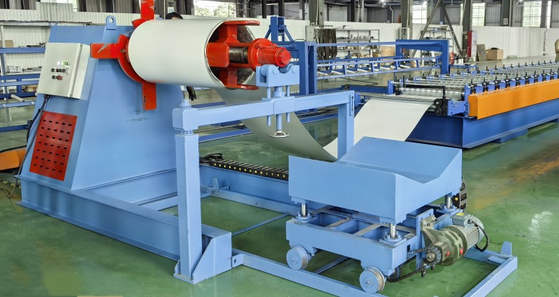steel sheet hydraulic cun-coiler
