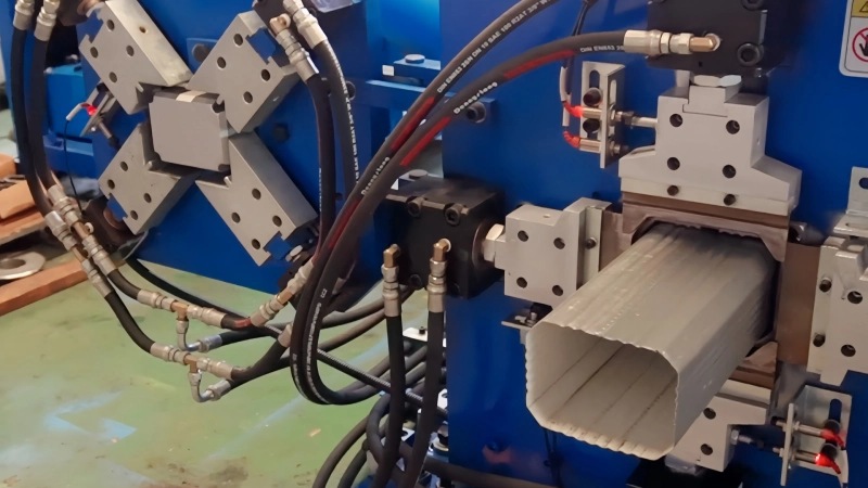 PPGI downspout forming machine