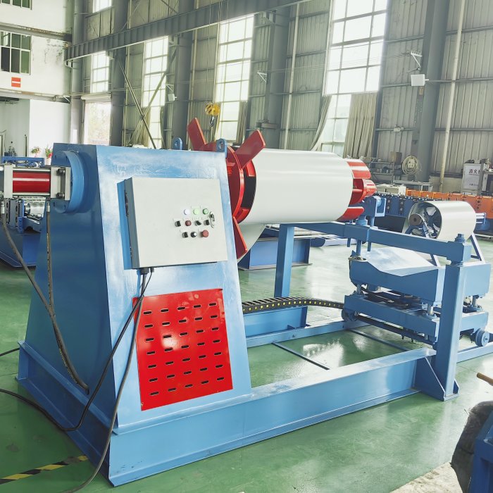 Hydraulic De-coiler with Coil Car