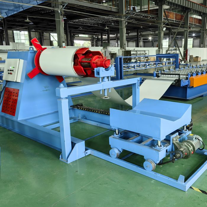 Hydraulic De-coiler with Coil Car